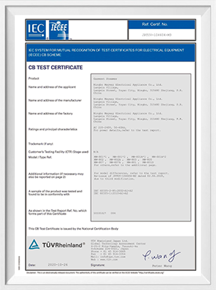 Cb-testcertificaat